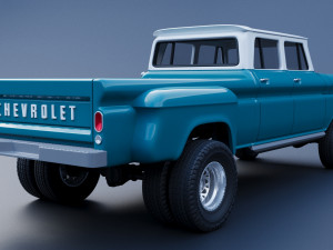 Chevrolet K10 Crew Cab 1965 3D-printmodel