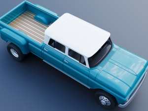 Chevrolet K10 Crew Cab 1965 3D-printmodel