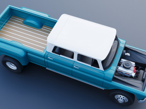 Chevrolet K10 Crew Cab 1965 3D-printmodel