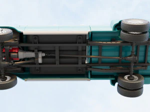 Chevrolet K10 Crew Cab 1965 3D Print Model