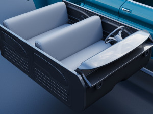 Chevrolet K10 Crew Cab 1965 3D-printmodel