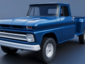Chevrolet K20 Cama Longa 1965 Modelo de Impressão 3D