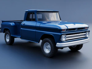 Chevrolet K20 Cama Longa 1965 Modelo de Impressão 3D