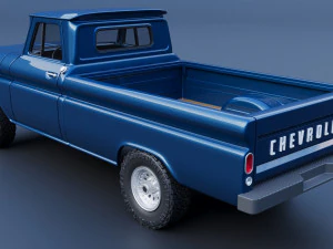 Chevrolet K20 Cama Longa 1965 Modelo de Impressão 3D