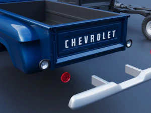 Chevrolet K20 Cama Longa 1965 Modelo de Impressão 3D
