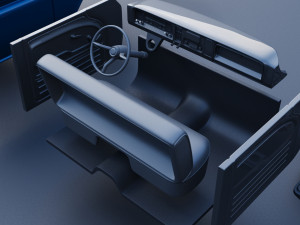 Chevrolet K20 Long Bed 1965 3D Print Model