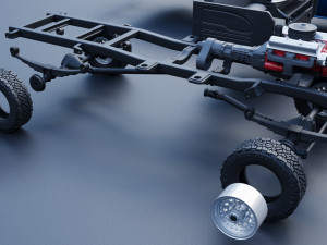 Chevrolet K20 Long Bed 1965 3D Print Model