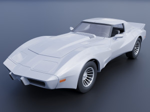 Chevrolet - Corvette Greenwood Sebring GT 3D 프린트 모델