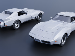 Chevrolet - Corvette Greenwood Sebring GT Modelo de Impressão 3D