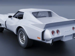 Chevrolet - Corvette Greenwood Sebring GT 3D Print Model