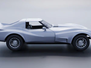 Chevrolet - Corvette Greenwood Sebring GT 3D Print Model