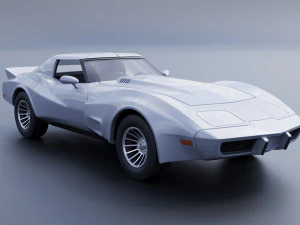 Chevrolet - Corvette Greenwood Sebring GT 3D Print Model