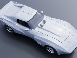 Chevrolet - Corvette Greenwood Sebring GT Modelo de Impressão 3D