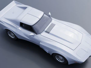 Chevrolet - Corvette Greenwood Sebring GT 3D Print Model