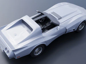 Chevrolet - Corvette Greenwood Sebring GT 3D Print Model