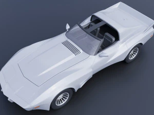 Chevrolet - Corvette Greenwood Sebring GT 3D Print Model