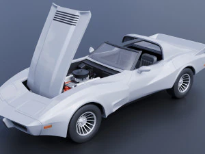 Chevrolet - Corvette Greenwood Sebring GT 3D Print Model