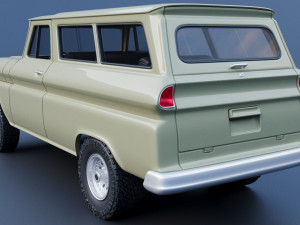 Chevrolet Suburban 1965 Modelo de Impressão 3D