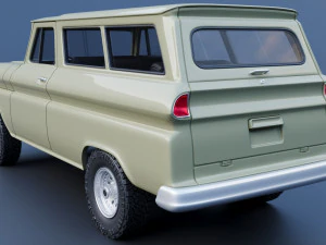 Chevrolet Suburban 1965 3D Print Model