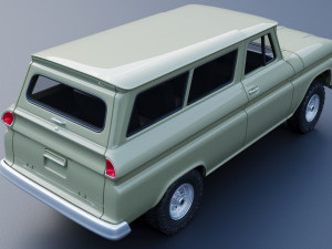 Chevrolet Suburban 1965 Modelo de Impressão 3D