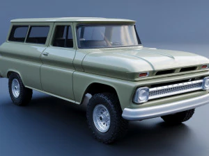 Chevrolet Suburban 1965 3D Print Model