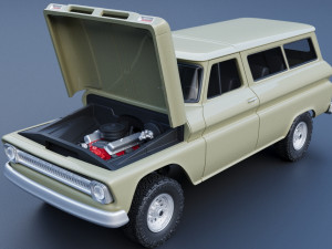 Chevrolet Suburban 1965 Modelo de Impressão 3D