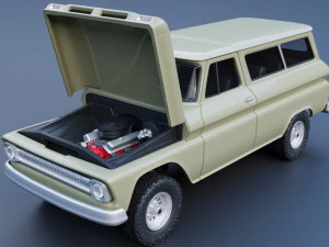 Chevrolet Suburban 1965 3D Print Model