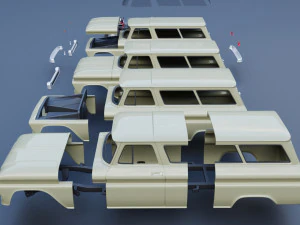 Chevrolet Suburban 1965 3D Print Model