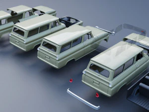 Chevrolet Suburban 1965 3D Print Model