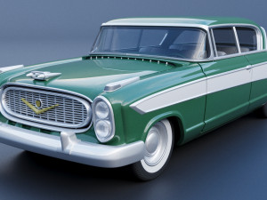 Nash Ambassador 1957 Modèles 3D en vedette