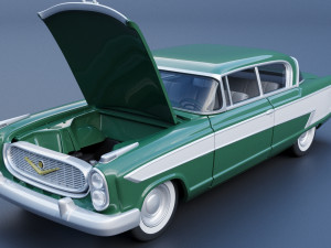 Nash Ambassador 1957 Modèles 3D en vedette