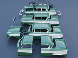 Nash Ambassador 1957 3D Print Model