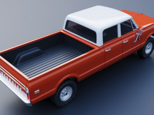 Chevrolet K10 Crew Cab 1970 Modelo de impresión 3D