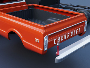 Chevrolet K10 Crew Cab 1970 Modelo de impresión 3D