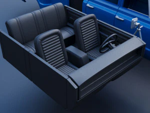 Chevrolet K10 Crew Cab Dually 1972 3D Print Model