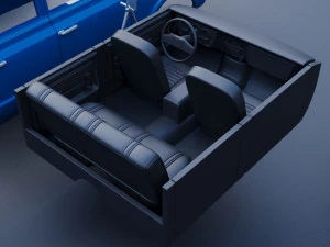 Chevrolet K10 Crew Cab Dually 1972 3D Print Model