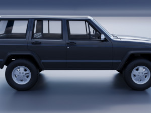 Jeep Cherokee XJ 1984 3D प्रिंट मॉडल