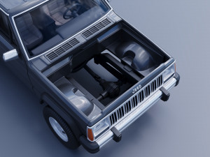 Jeep Cherokee XJ 1984 3D प्रिंट मॉडल
