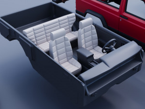 Jeep Cherokee XJ 2 Door 1984 Modello di stampa 3D