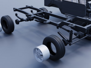 Jeep Cherokee XJ 2 Door 1984 Modello di stampa 3D