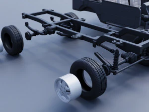 Jeep Cherokee XJ 2 Door 1984 3D Print Model