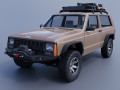 Jeep Cherokee XJ 2 Door 1984 Custom 3D printmodel