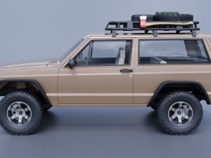 Jeep Cherokee XJ 2 Door 1984 Custom 3D Принт Модель