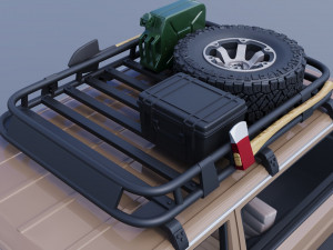 Jeep Cherokee XJ 2 Door 1984 Custom 3D Принт Модель