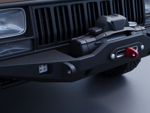 Jeep Cherokee XJ 2 Door 1984 Custom 3D Принт Модель