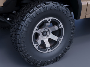 Jeep Cherokee XJ 2 Door 1984 Custom 3D Принт Модель