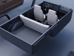 Jeep Cherokee XJ 2 Door 1984 Custom 3D Принт Модель