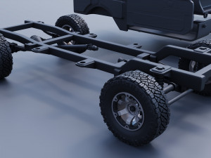 Jeep Cherokee XJ 2 Door 1984 Custom 3D Принт Модель