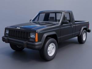 Jeep Comanche 1985 Modelo de impresión 3D