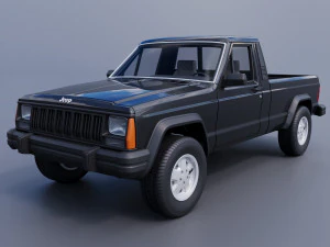 Jeep Comanche 1985 Modello di stampa 3D
